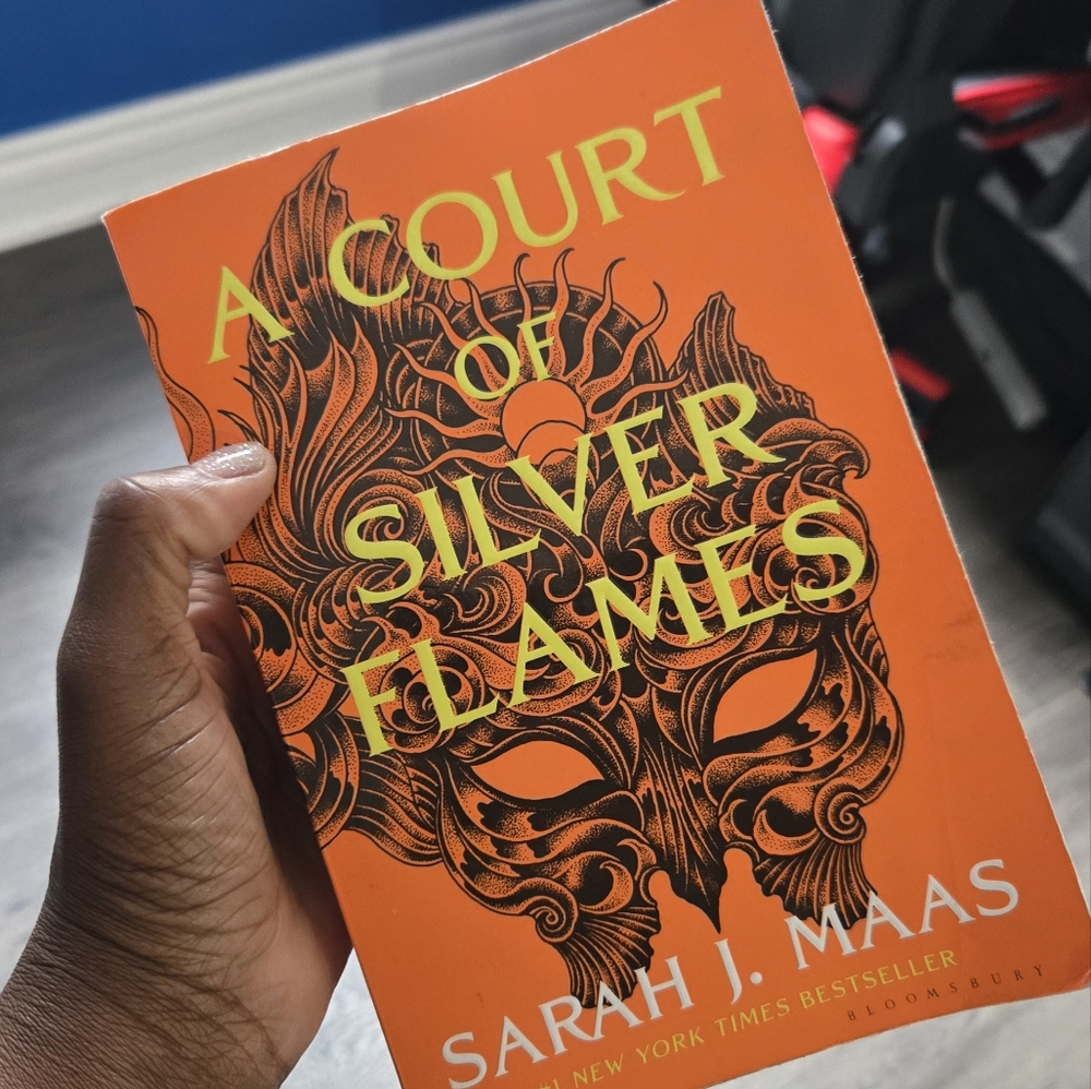 A Court of Silver Flames by Sarah J. Maas - Orange Cover